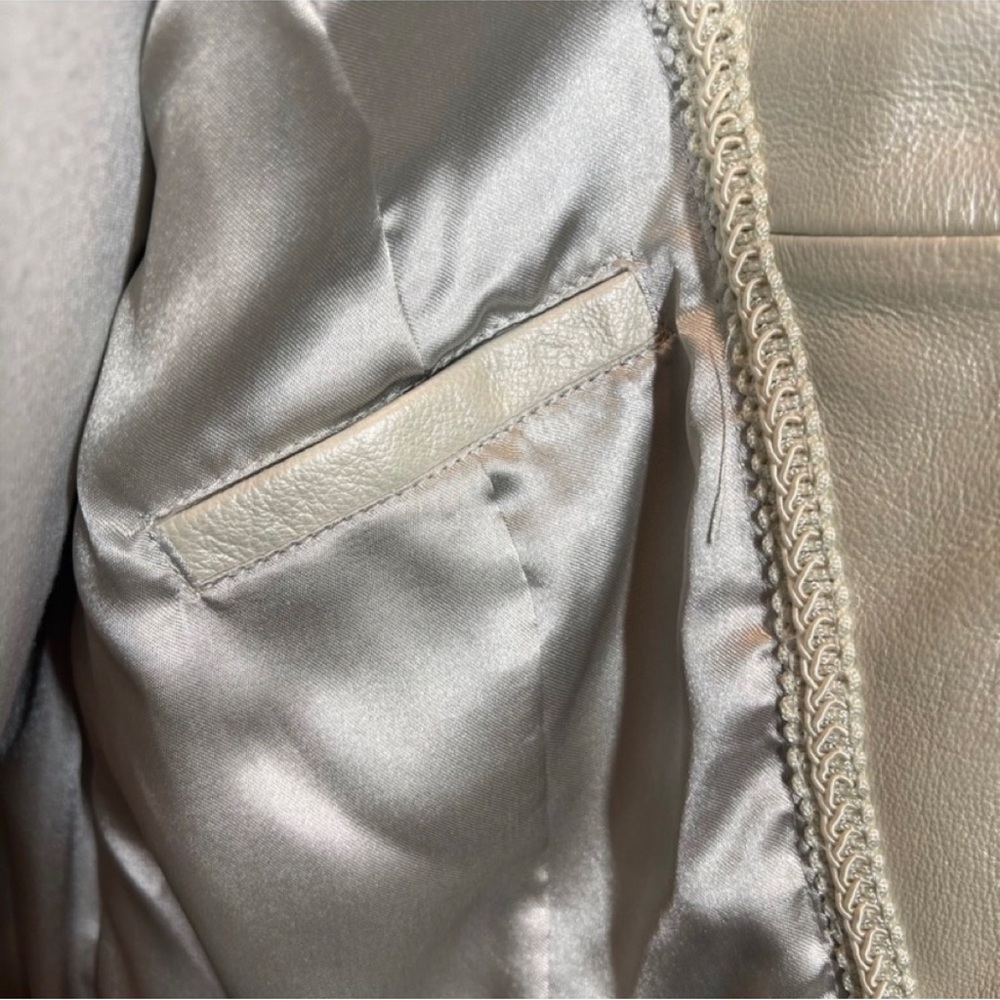 EUC Bradley Bayou Embellished Leather Jacket - Picture 6 of 9